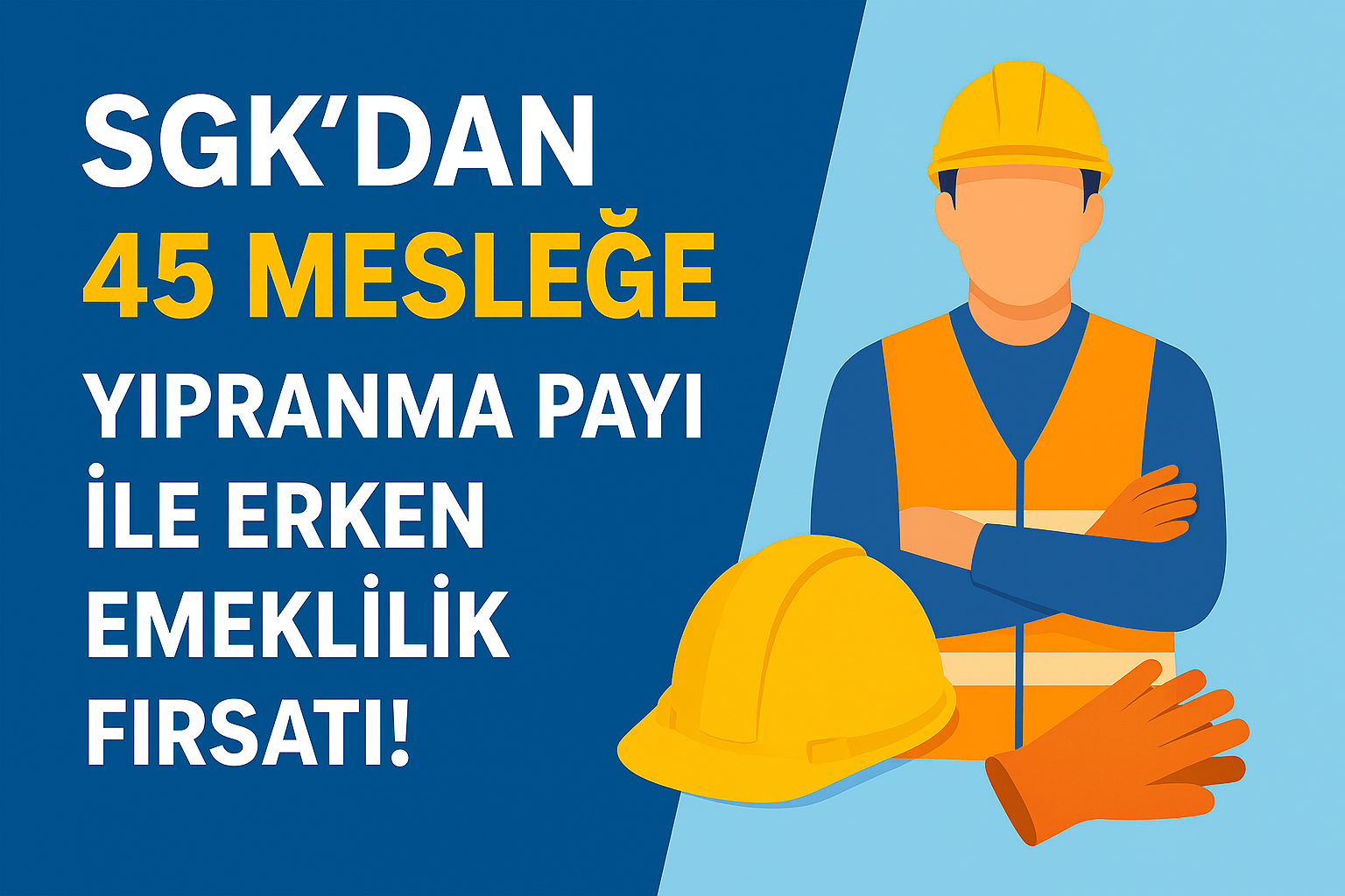 SGK’dan 45 Mesleğe Yıpranma Payı ile Erken Emeklilik Fırsatı!
